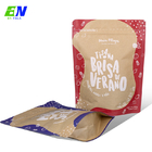 PLA сумки упаковки еды Biodegrdable прокатал Resealable бумажные мешки Kraft