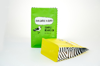 Дизайн Kraft бумажный плоский нижний подгонянный мешком для ежедневной упаковки кофейных зерен еды