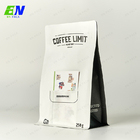 сумка кофе мешка Kraft высокого барьера 250g бумажная плоская нижняя с разрезом и клапаном