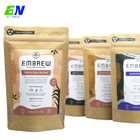 Дружественный к Эко пакетик чая PLA/PBAT Compostable упаковывая качество еды бумаги Брауна Kraft