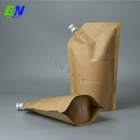 Упаковка сумки 2oz 3oz Eco PE Spout алюминиевой фольги изготовленного на заказ пива сока пластиковая стоит вверх мешок с Spout