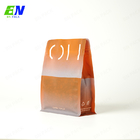 Материал Singel 145 микронов мешка кофе Recyclable сумки плоского нижнего с одним клапаном пути