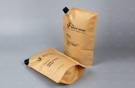 Изготовленная на заказ напечатанная сумка refill кокосового масла мешка spout бумаги kraft recyclable
